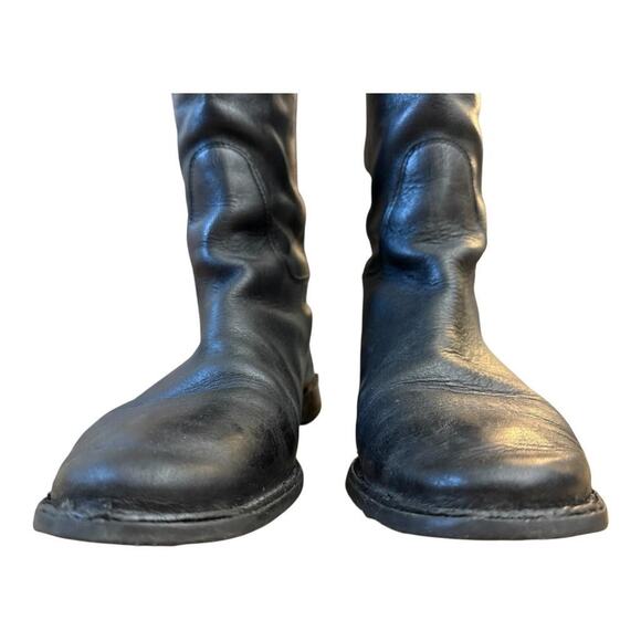 Frye Paige Knee High Riding Boot Black Leather Women size 8.5 B - Picture 5 of 12